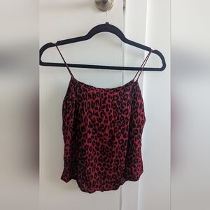 Reformation animal print top